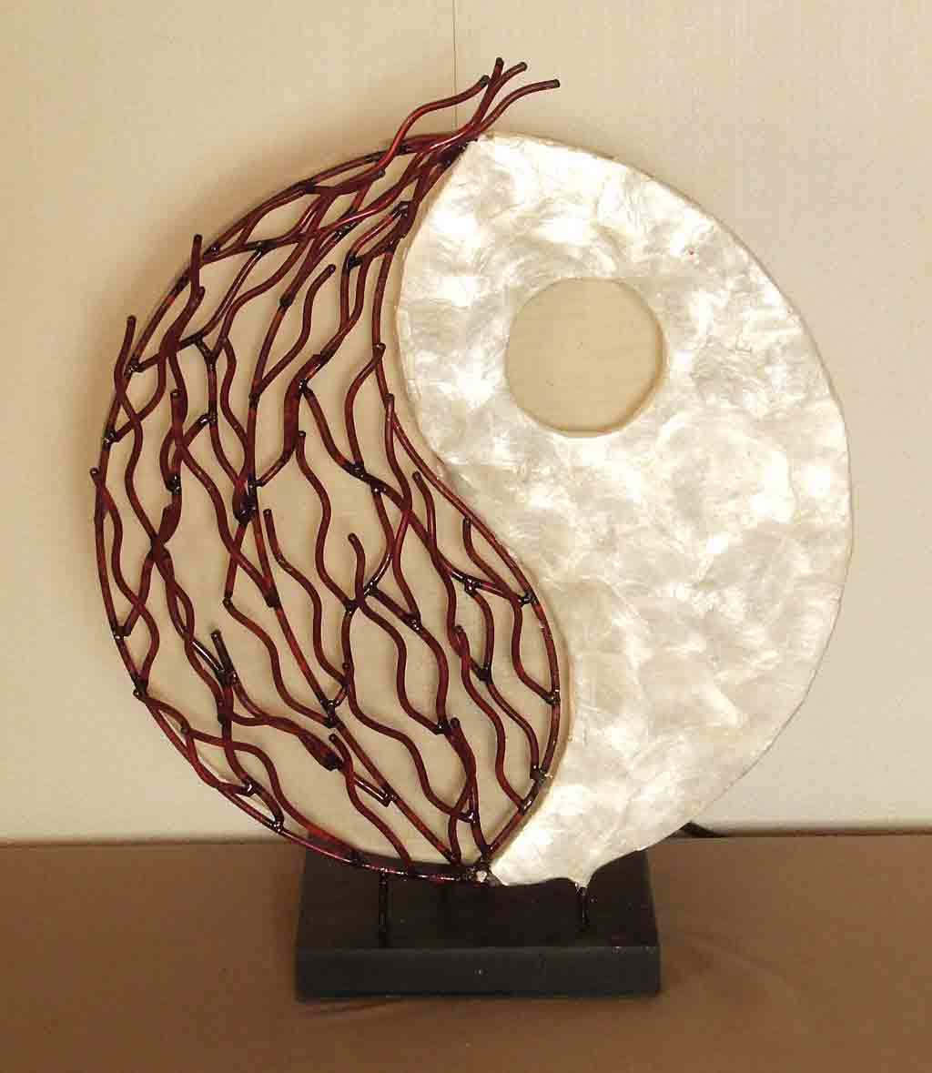 Lampe de chevet ying yang