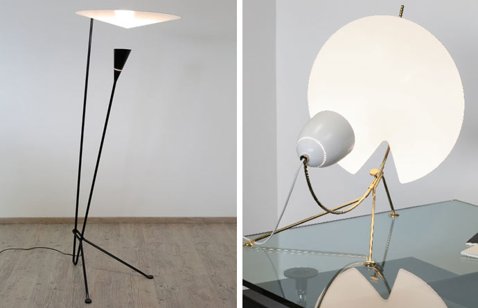 Lampadaire michel buffet