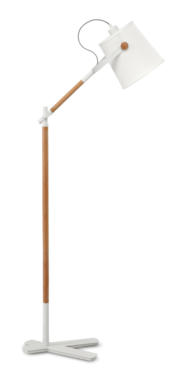 Lampadaire liseuse bois