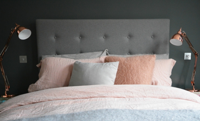 Lampe de chevet anthracite