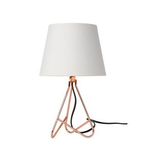 Lampe de chevet cuivree