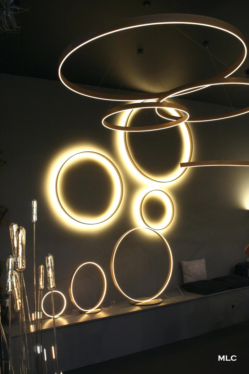 Lampe design cercle