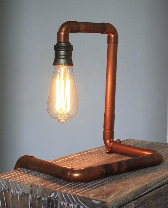 Lampe design industrielle