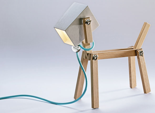 Chien lampe design