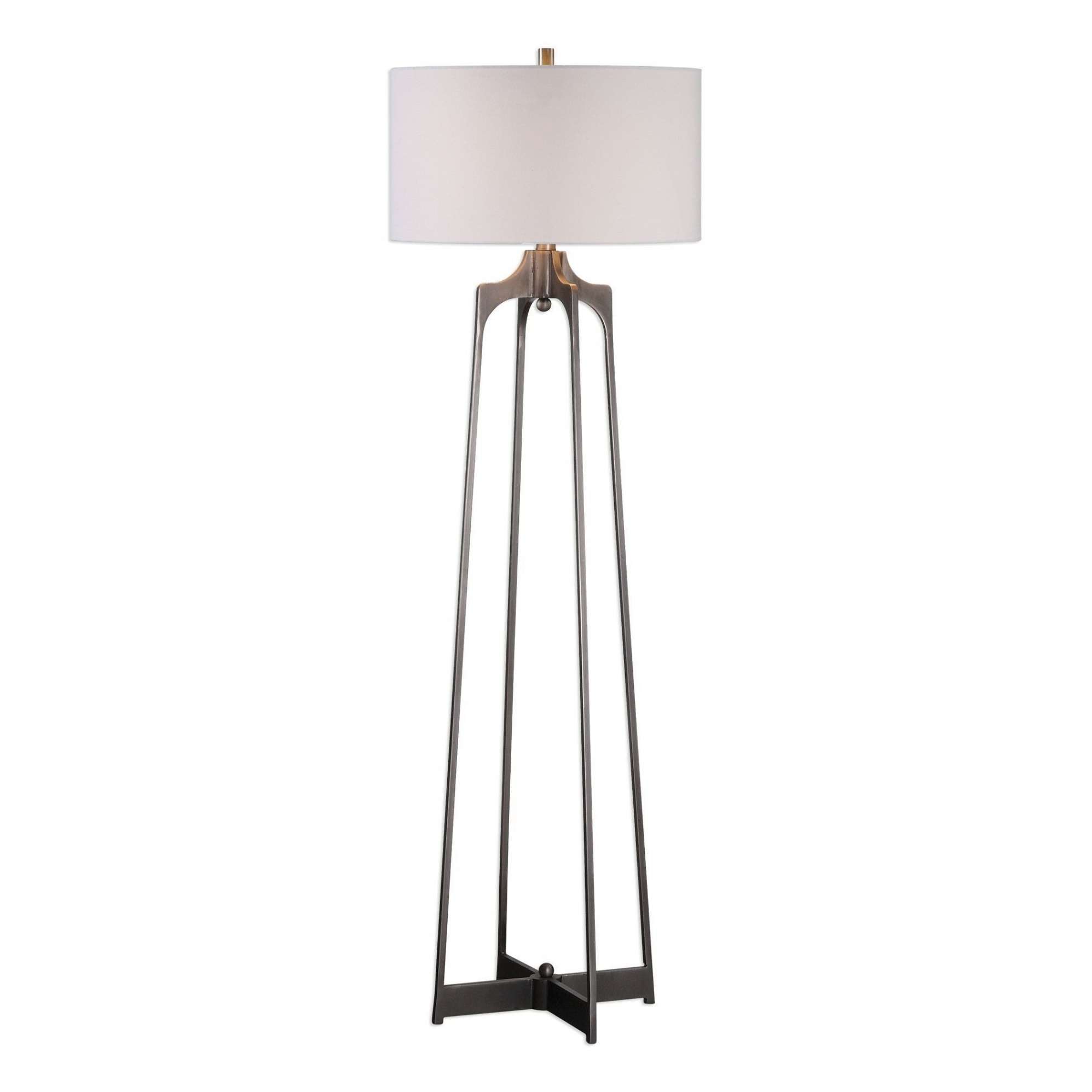 Lampe design or et noir