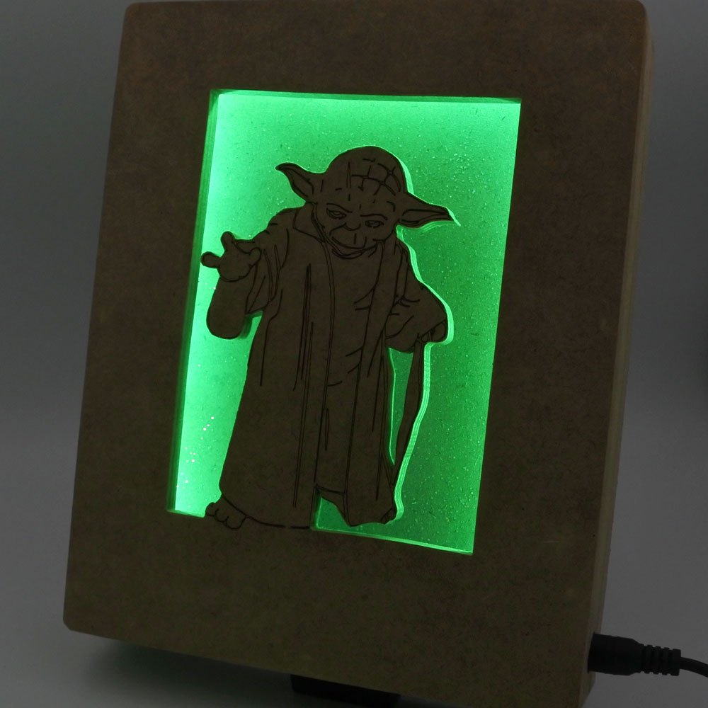 Lampe de chevet maitre yoda
