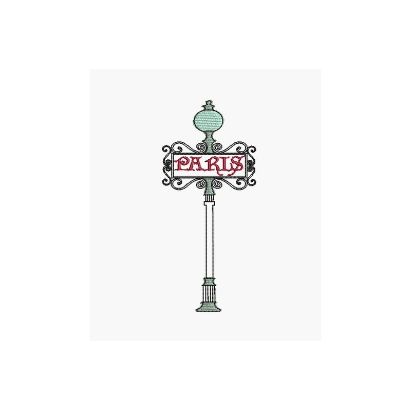 Lampadaire parisien dessin