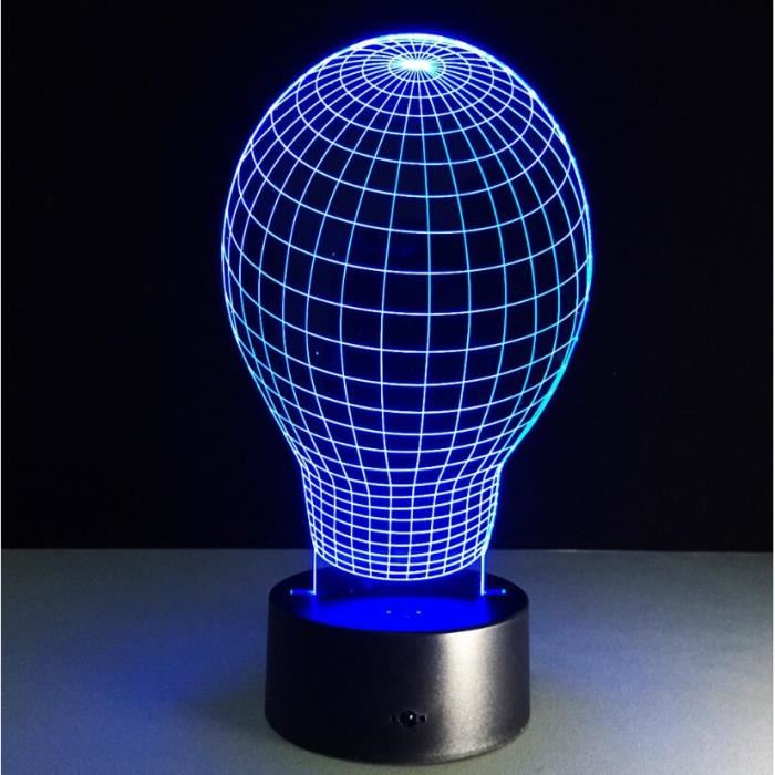 Lampe de chevet tactile forme ampoule