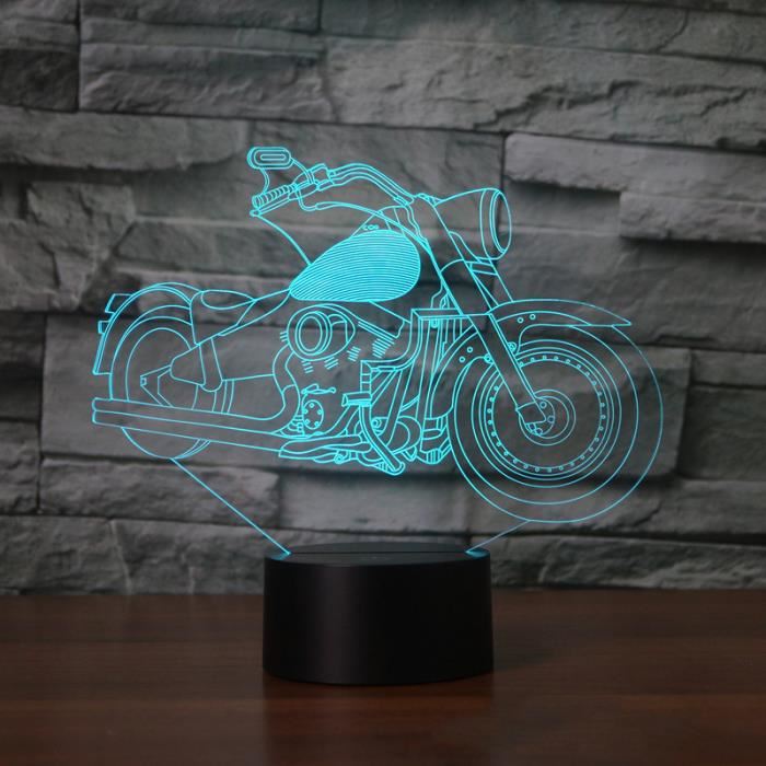 Lampe de chevet forme moto