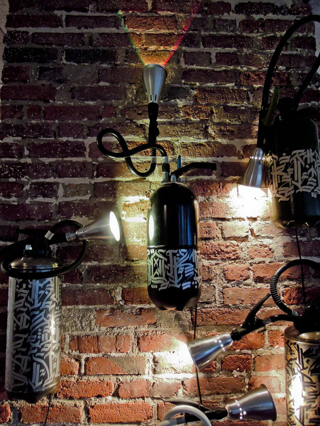 Extincteur lampe design