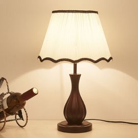 Lampe de chevet chinoise bois