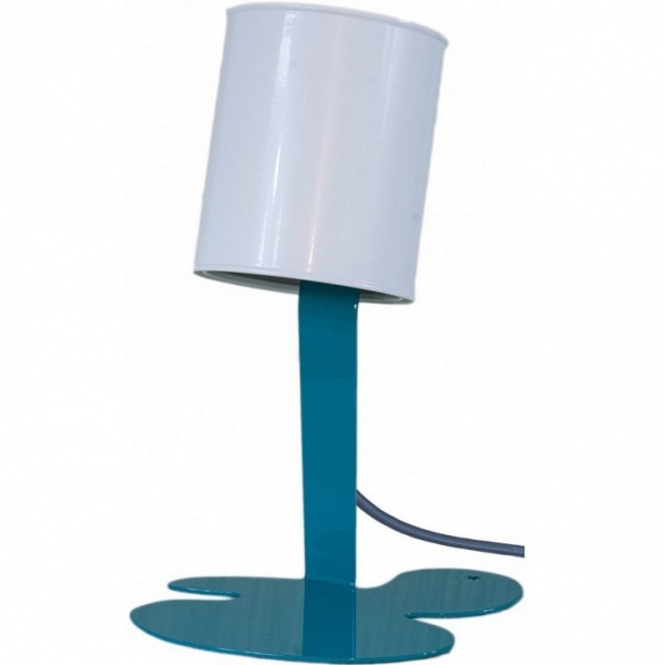 Lampe de chevet design grise