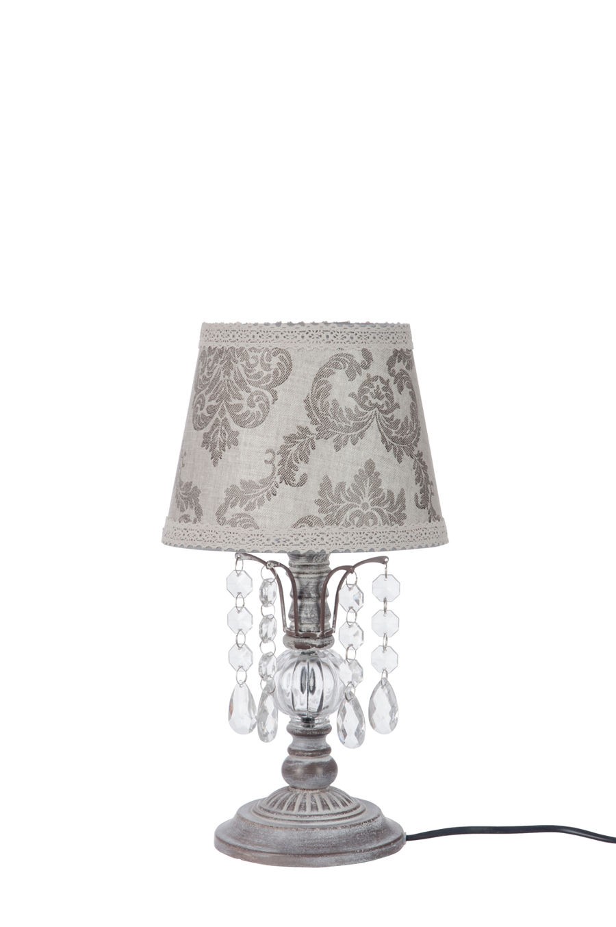 Lampe de chevet fleur orange