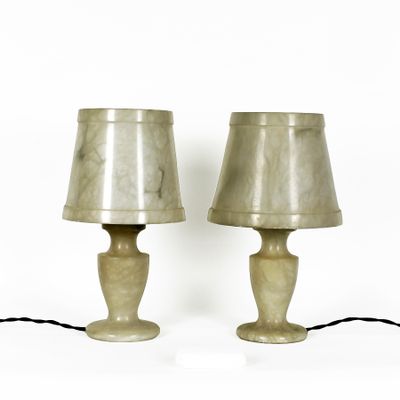 Lampe de chevet albatre
