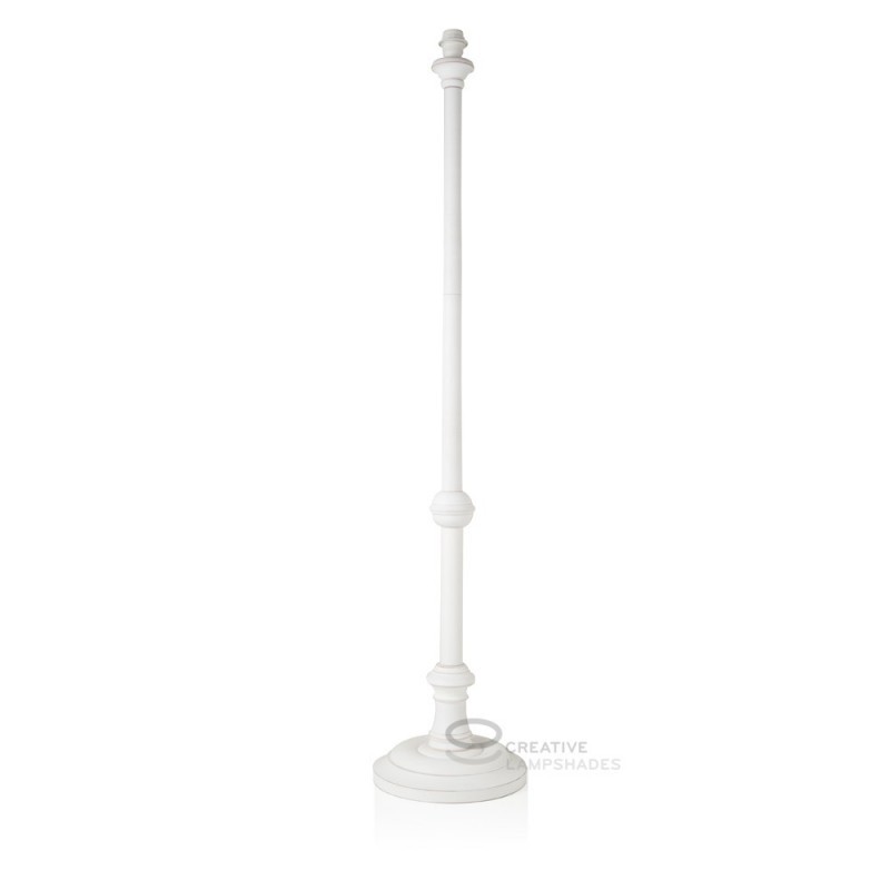 Lampadaire en bois blanc