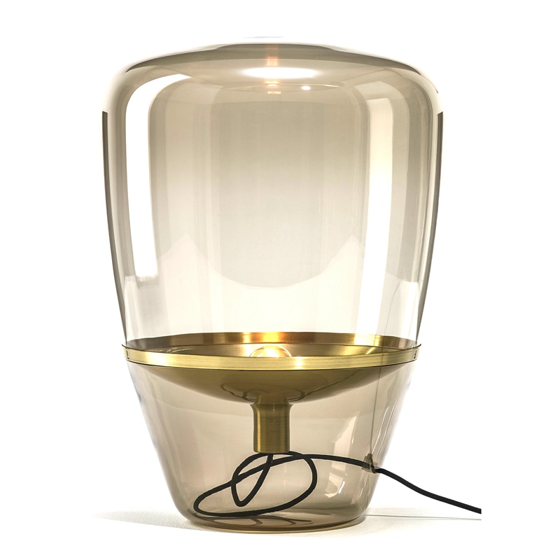 Lampe de chevet gris et violet