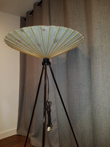 Lampadaire parapluie