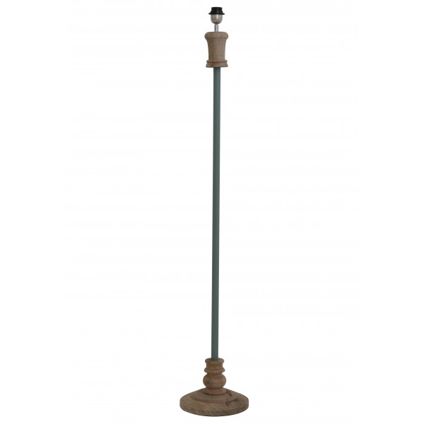 Lampadaire bois tourné