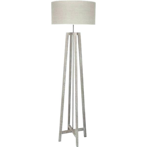 Lampadaire bois solde