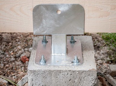 Base ciment pour lampadaire exterieur
