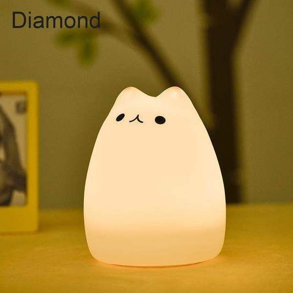 Lampe de chevet forme chat