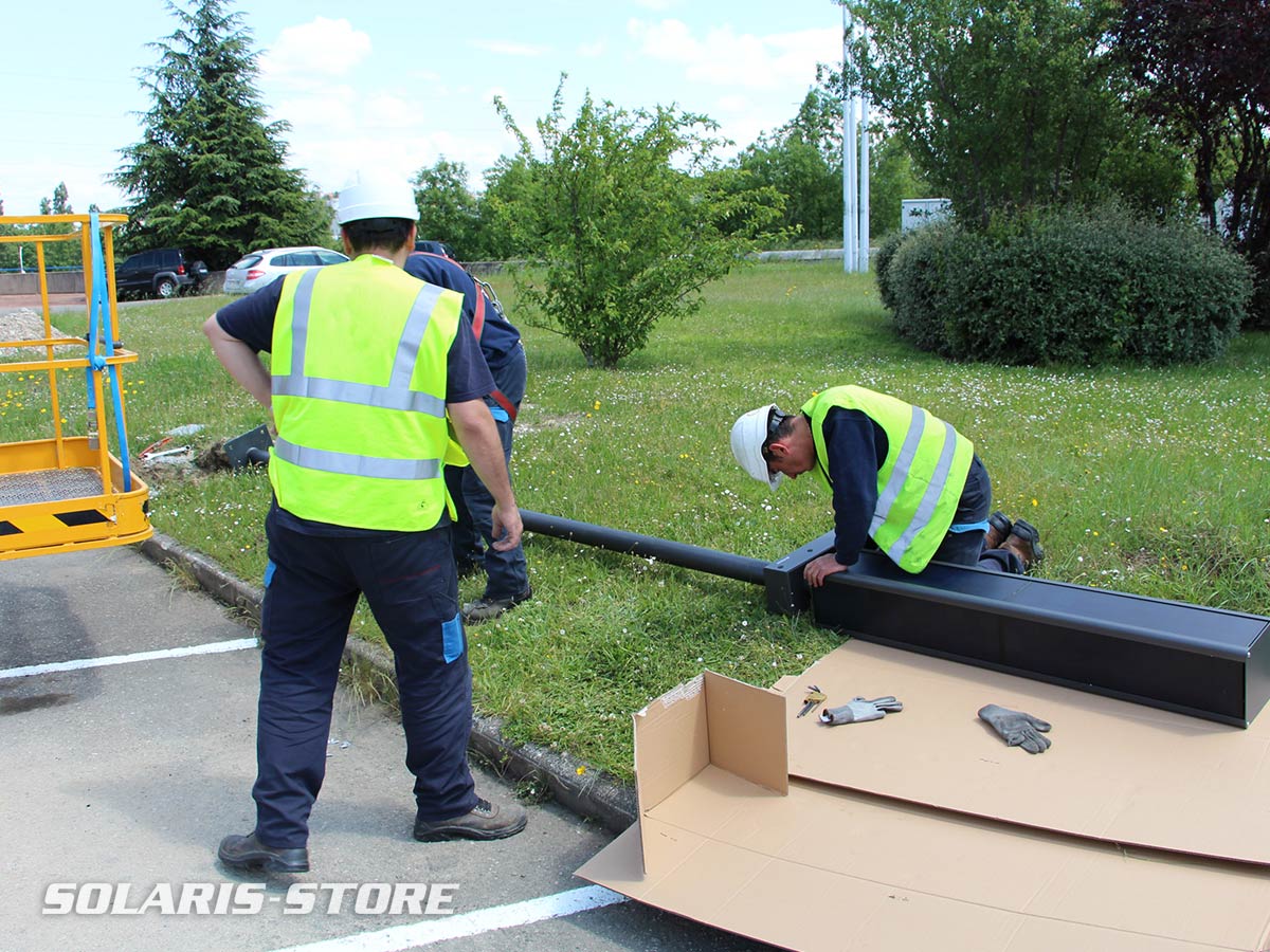 Lampadaire autonome prix