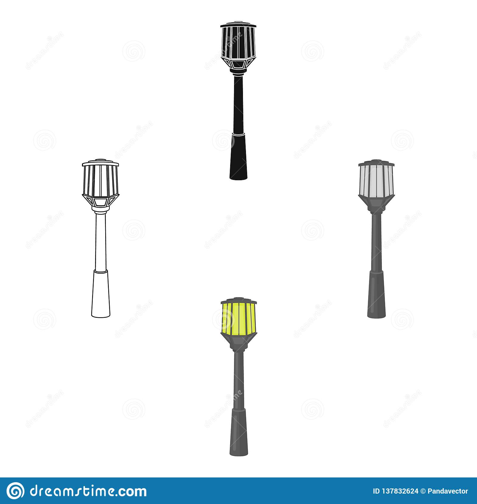 Illustration lampadaire