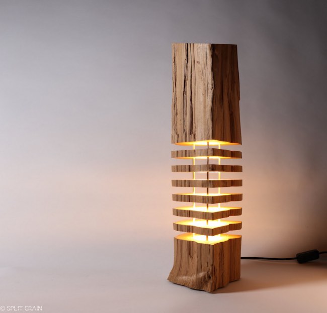 Design bois lampe