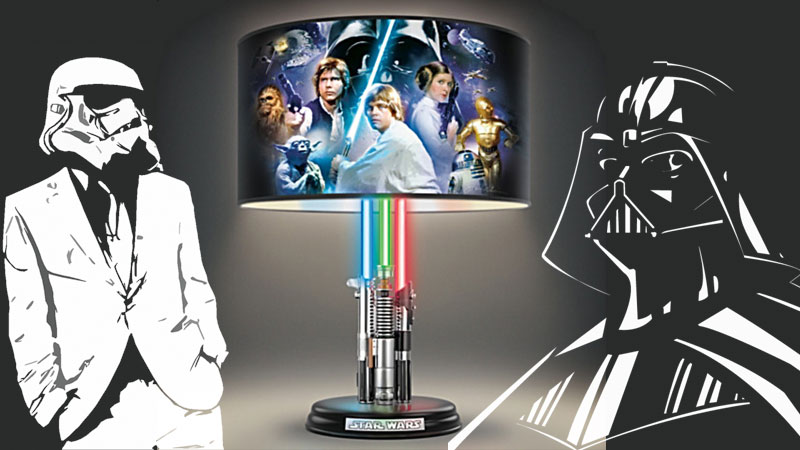 Lampe de chevet sabre laser star wars