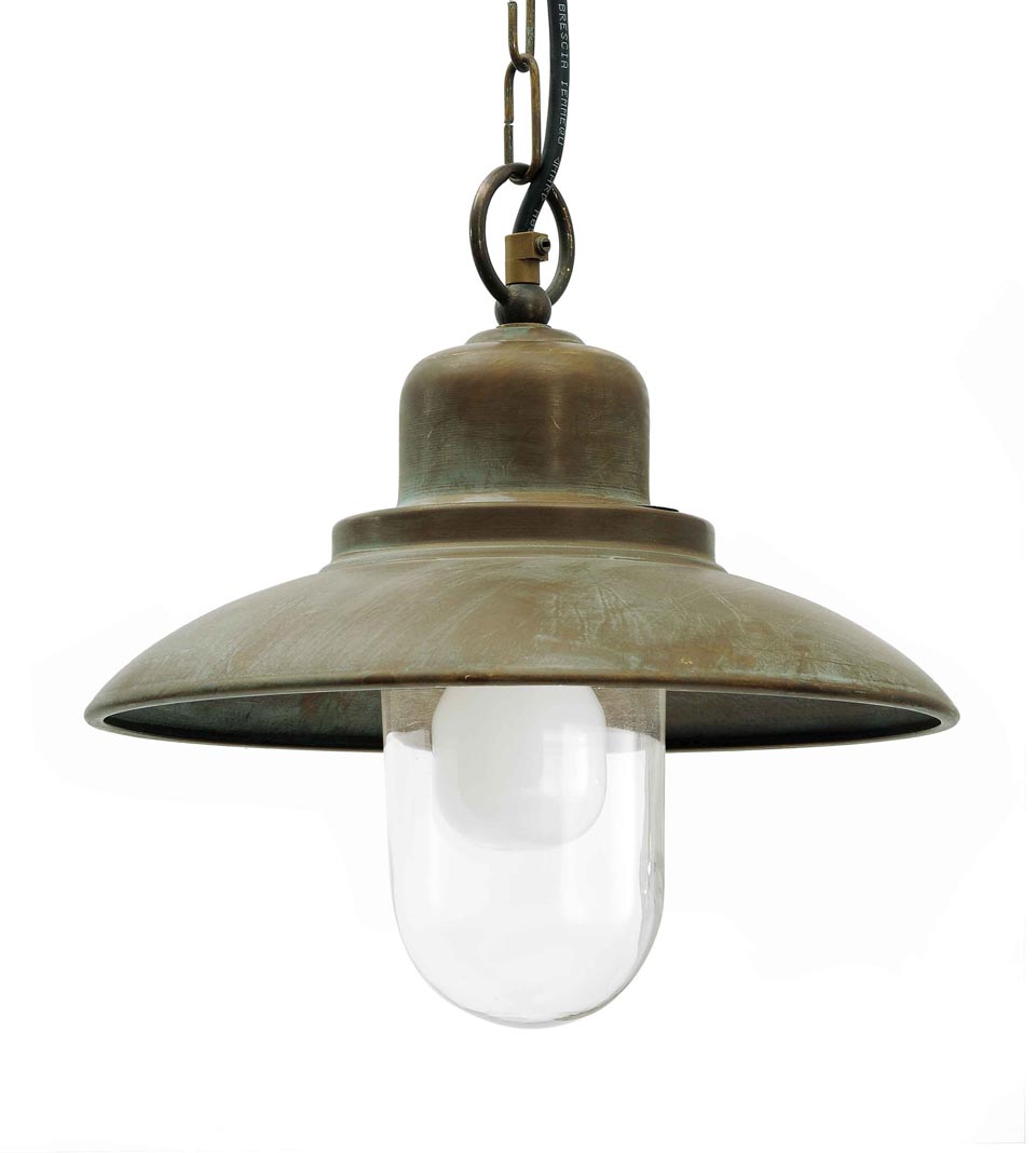 Lampadaire exterieur en laiton