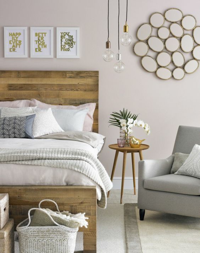 Lampe de chevet suspendue diy