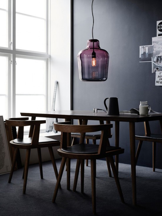 Lampe design coloré