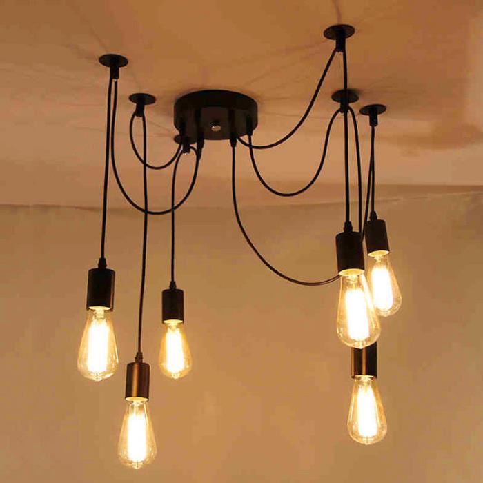 Lampe de chevet fil de fer