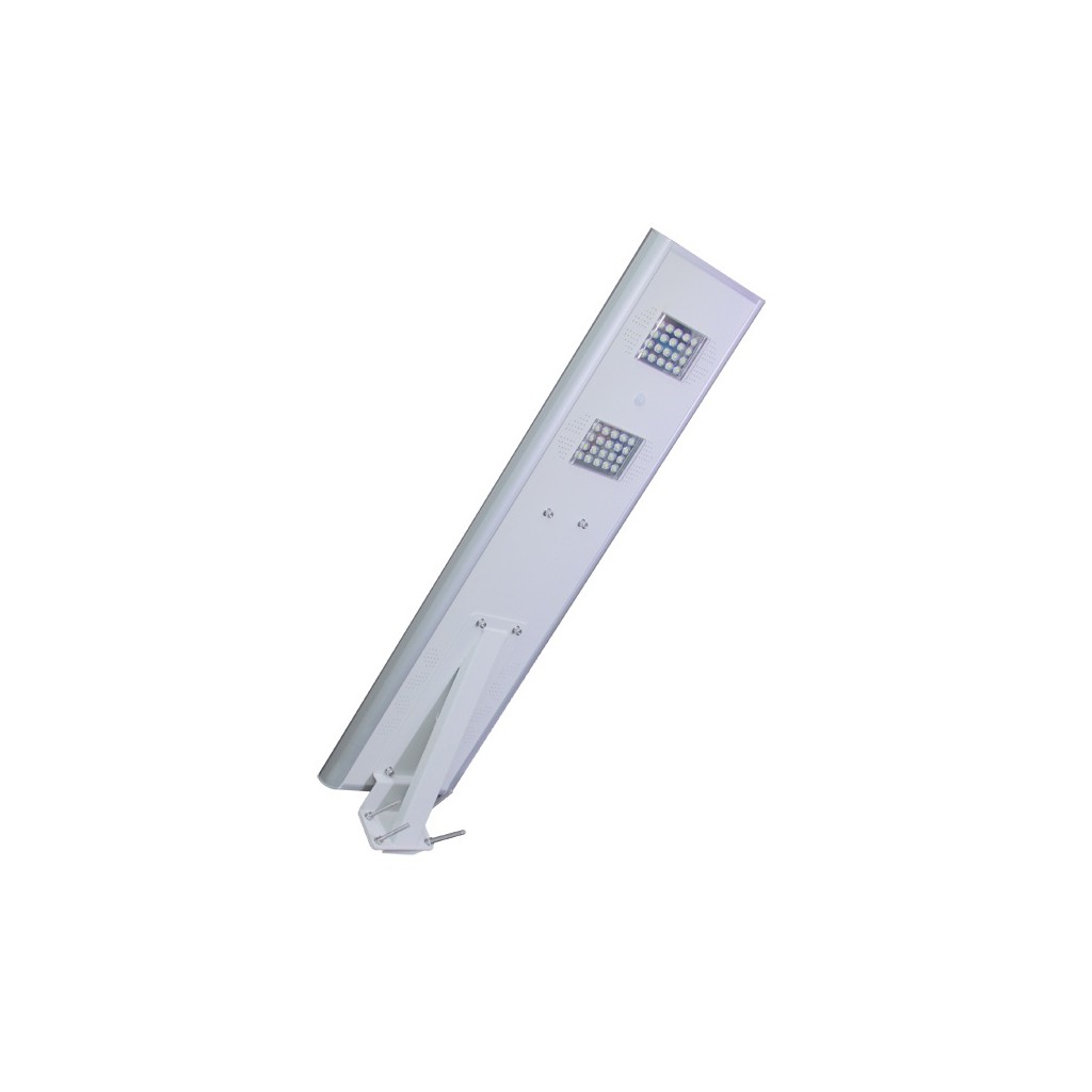 Tete de lampadaire solaire