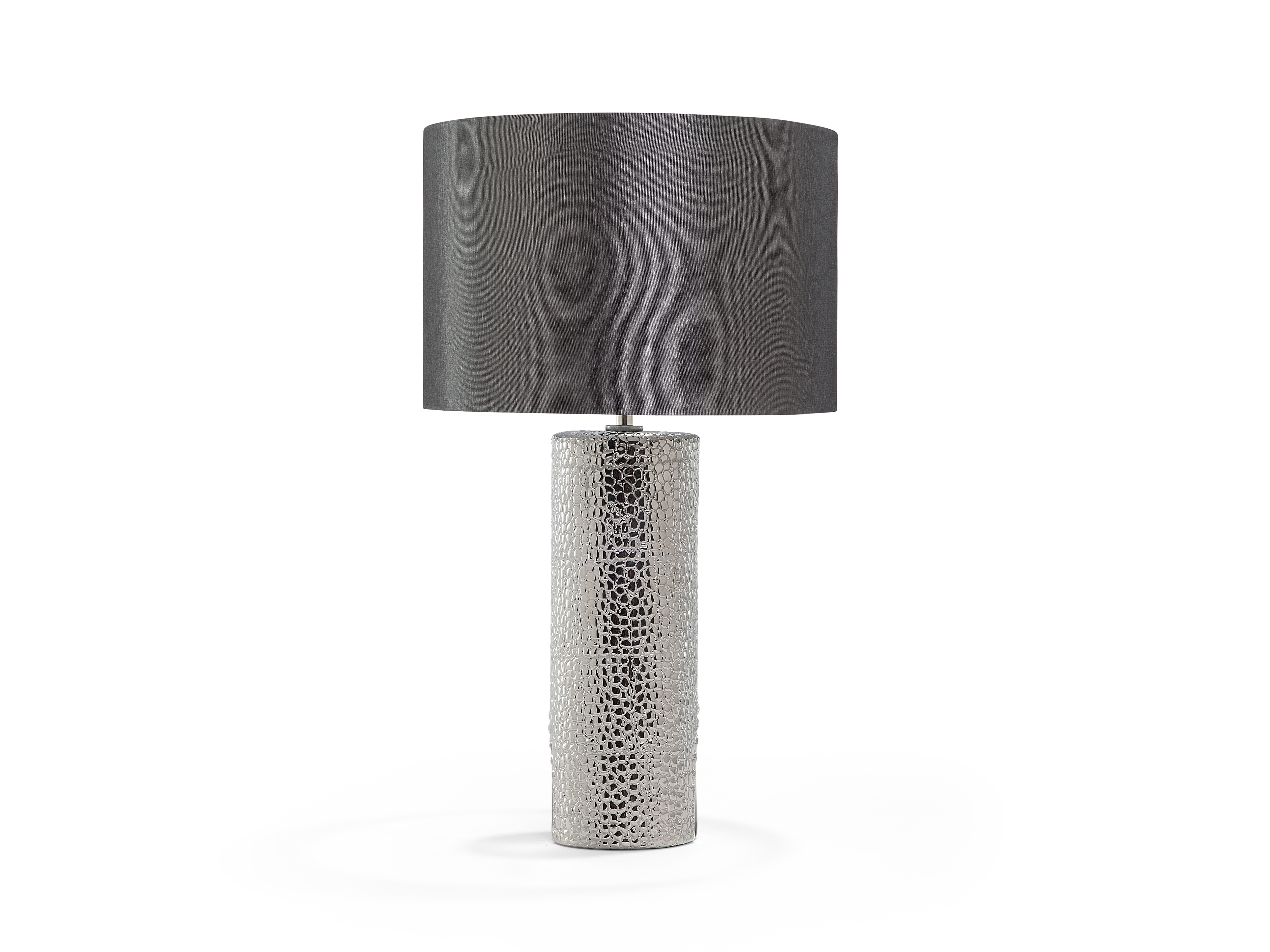 Lampe de chevet design argent