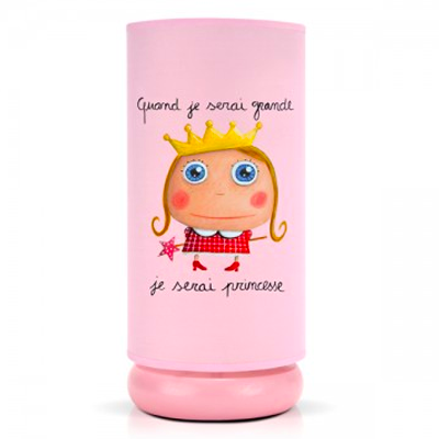 Lampe de chevet quand je serai grand je serai chevalier
