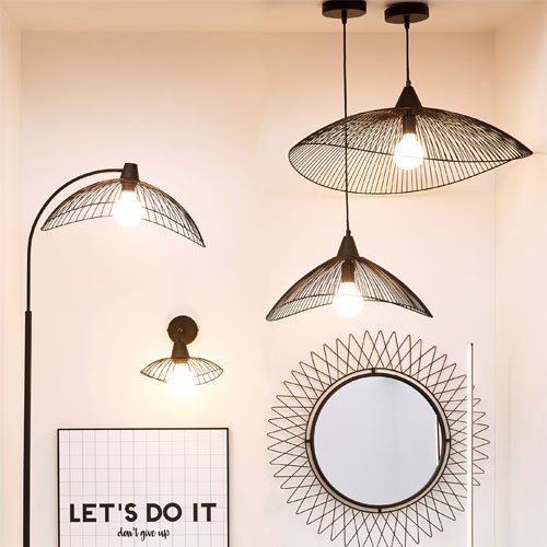 Carte avec lampadaire