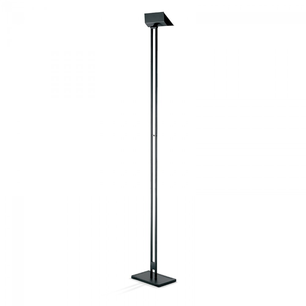Lampadaire led noir