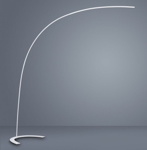 Lampadaire arc blanc